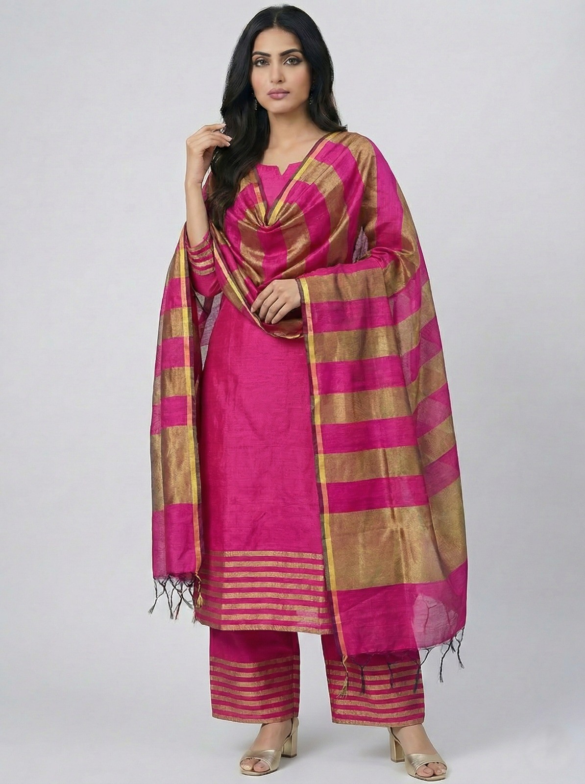 Banarasi Cotton Suit