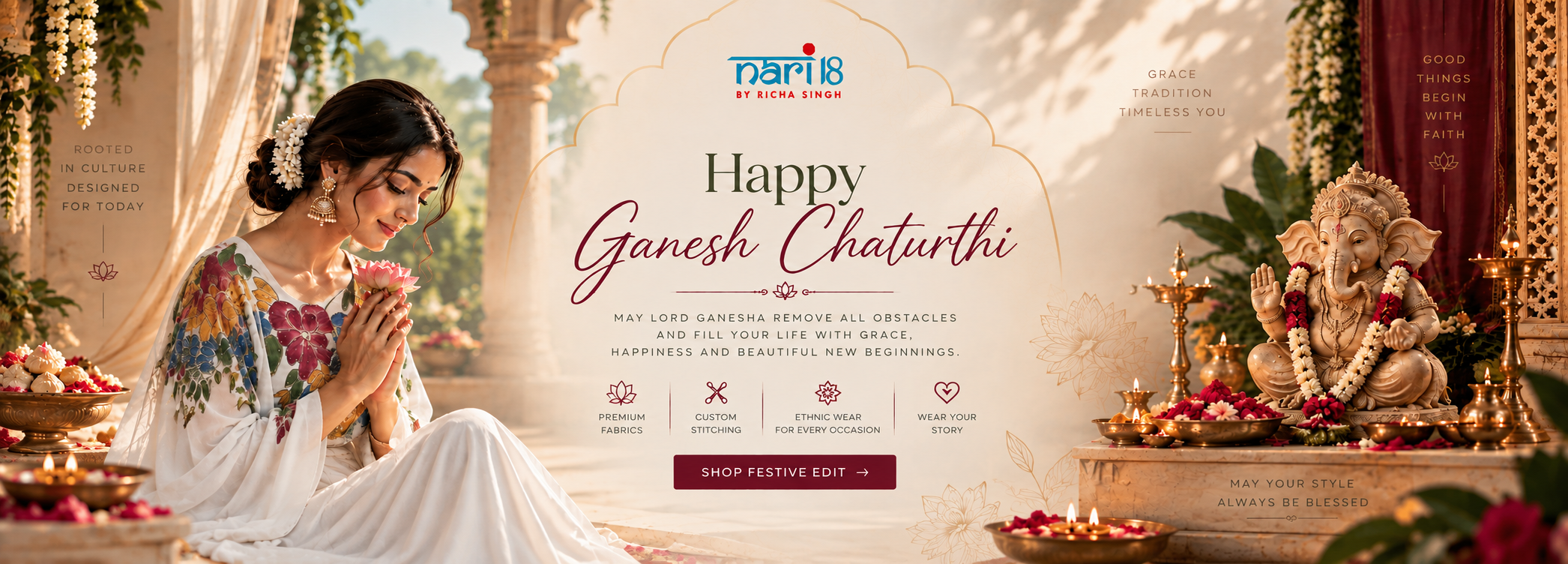 Happy Ganesh Chaturthi — Shop the Nari18 festive edit