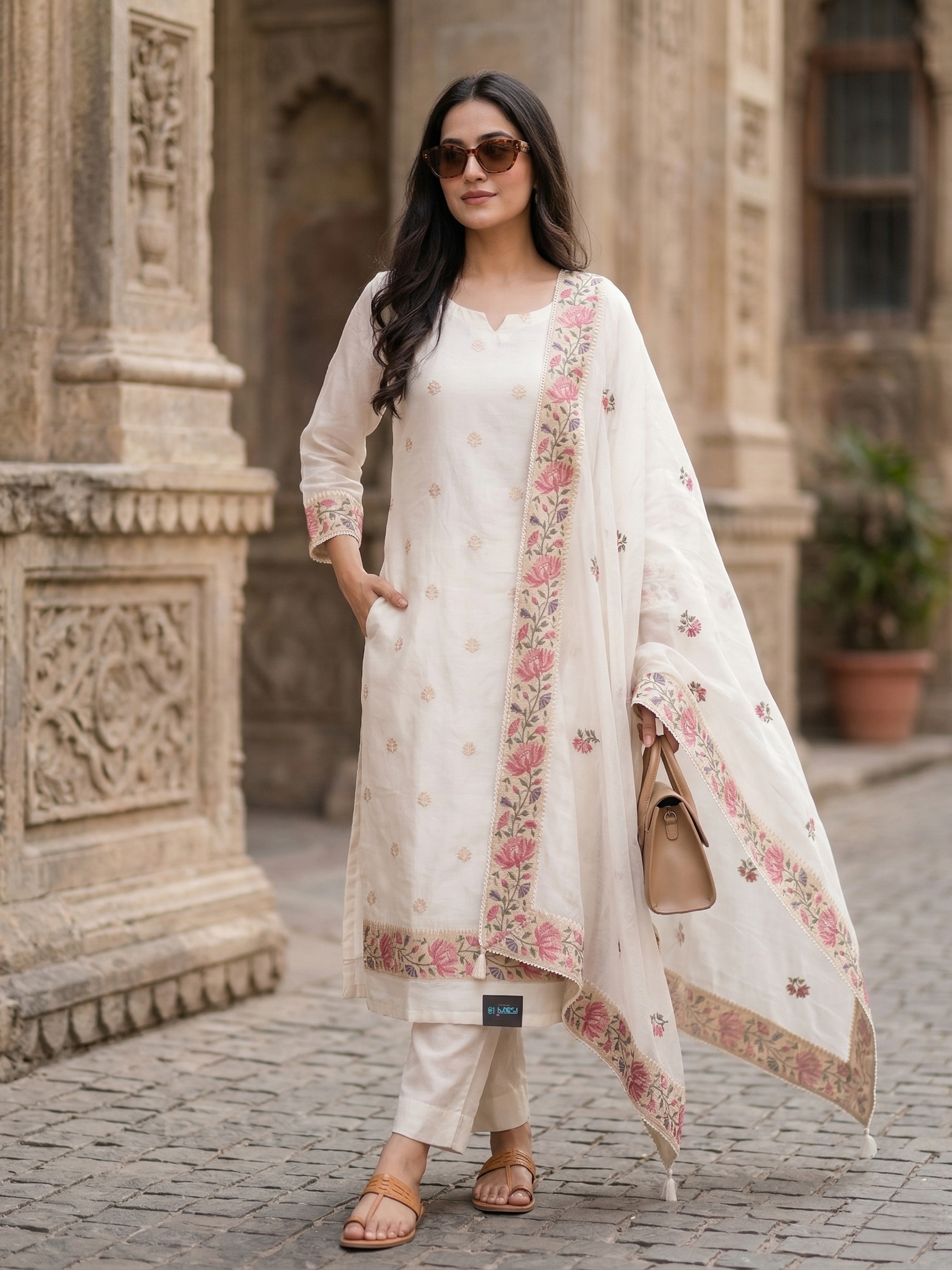 Nari18 unstitched suit set